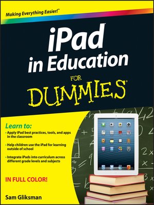 cover image of iPad in Education For Dummies